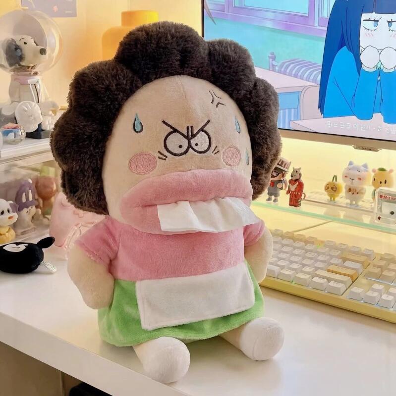 Supply Event - ตุ๊กตากระดาษการ์ตูนคาวาอี้ อตาชิน'จิ ทาจิบานะ มิโดริ ของตกแต่งสร้างสรรค์ กล่องกระดาษสำหรับสำนักงาน