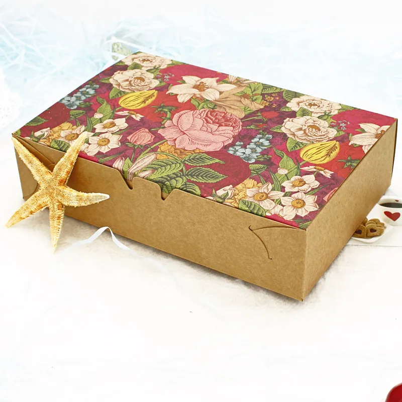 20 ชิ้นของขวัญกล่องกระดาษคราฟท - Event Party Box บทวิจารณ์และราคา