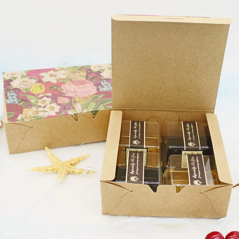20 ชิ้นของขวัญกล่องกระดาษคราฟท - Event Party Box บทวิจารณ์และราคา