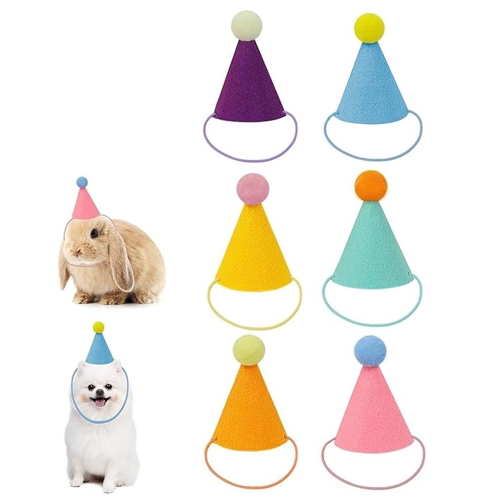 6/12 ชิ้น หมวกปาร์ตี้สัตว์เลี้ - Party Hat Cone บทวิจารณ์และราคา