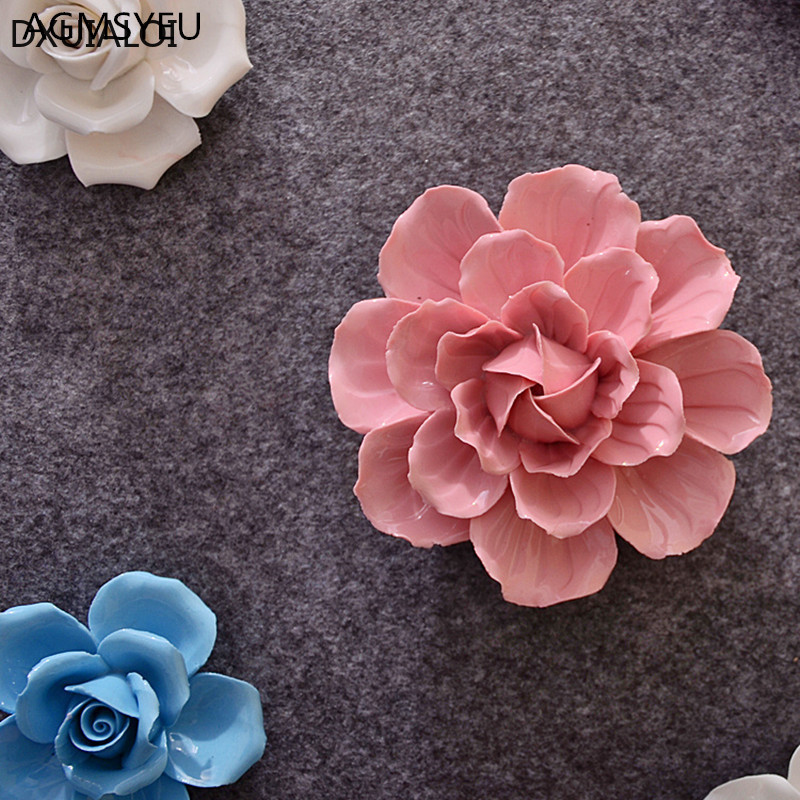 1 ชิ้น ดอกไม้เซรามิกติดผนัง สต - Flower Wall Panel บทวิจารณ์และราคา
