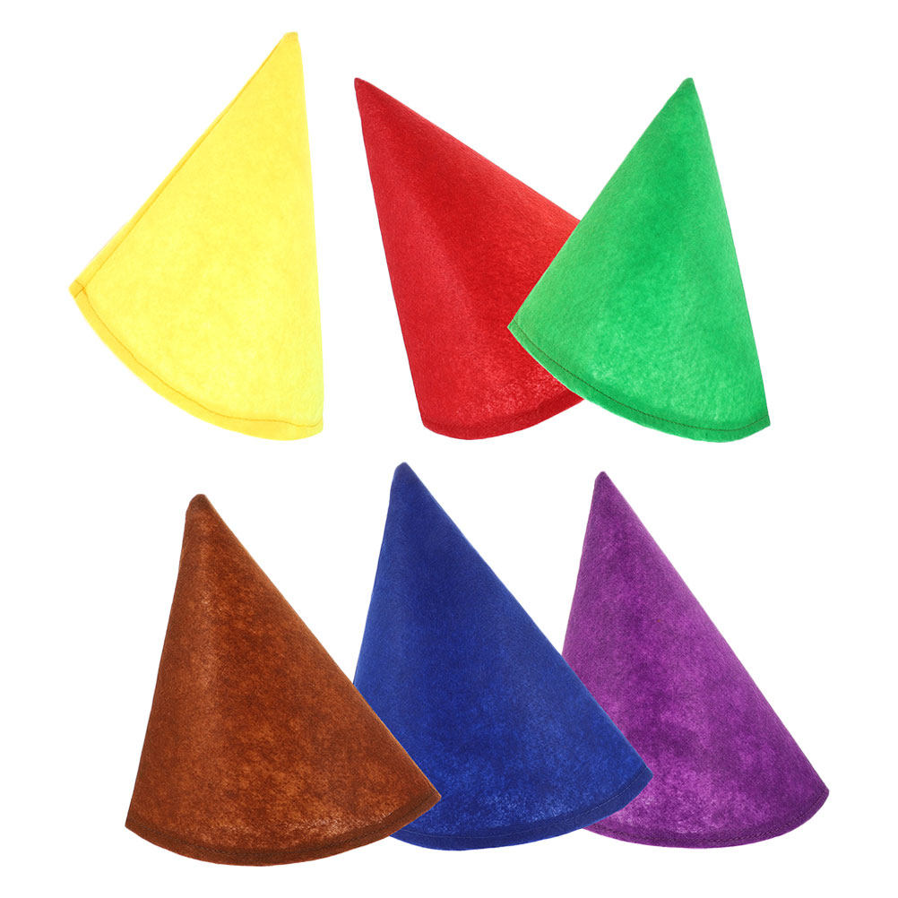 6 ชิ้น หมวกกรวยผ้าสักหลาดสุดน่ - Party Hat Cone บทวิจารณ์และราคา