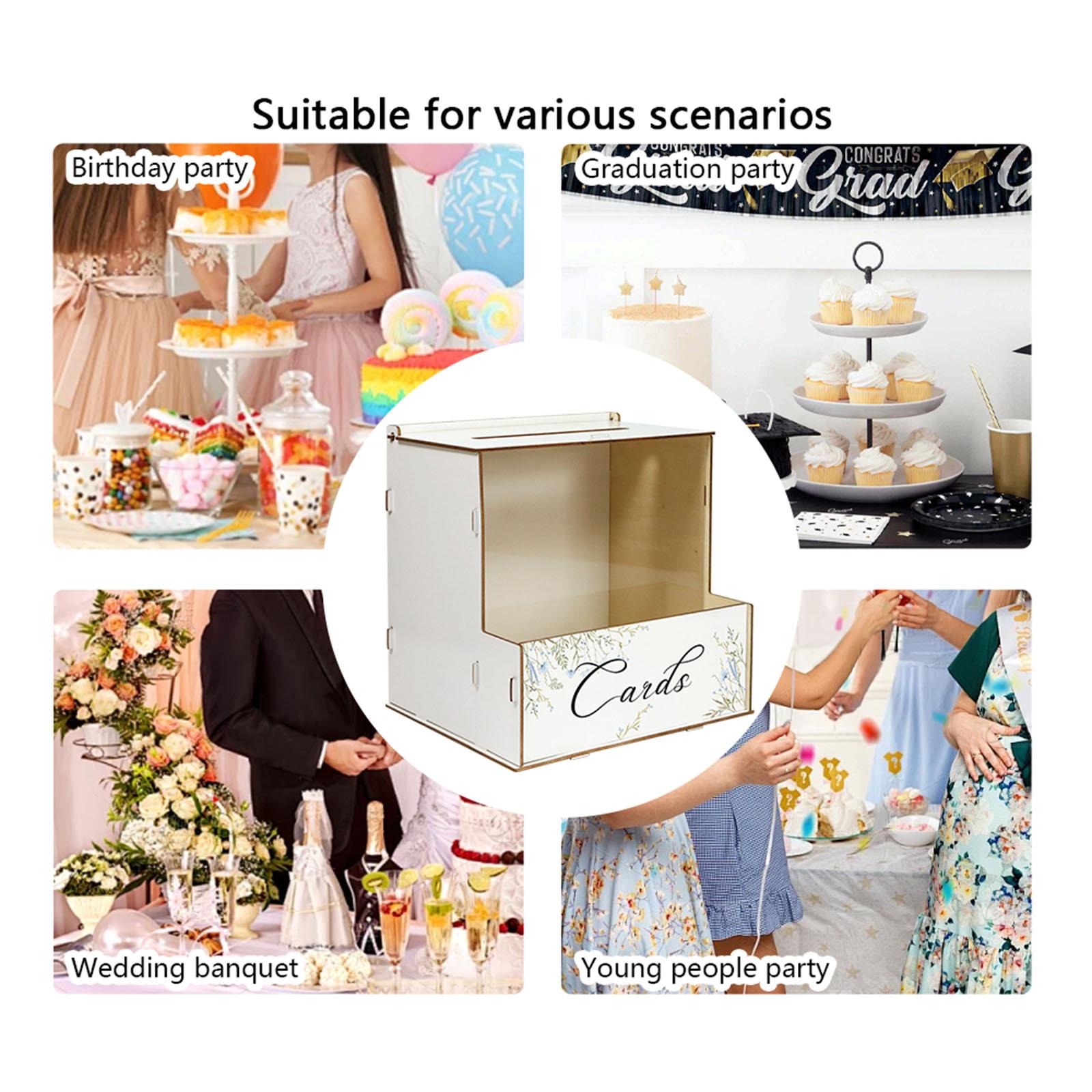 กล่องใส่การ์ดแต่งงานสไตล์รัสติ - Event Party Box บทวิจารณ์และราคา