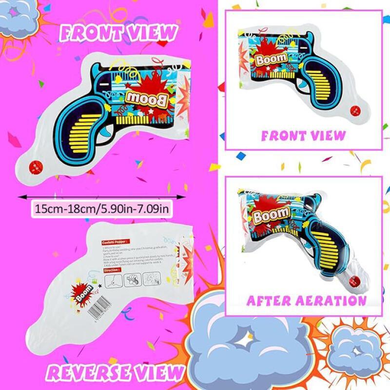 ปืนยิงกระดาษคอนเฟตติแบบพกพา 10 - Confetti Cannon Tube บทวิจารณ์และราคา