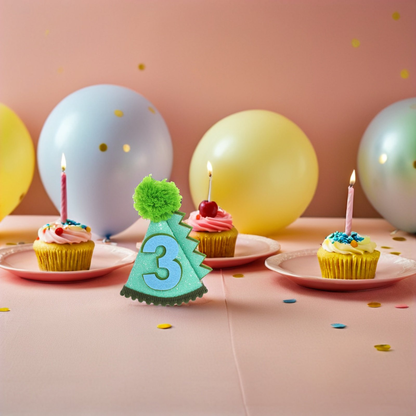 หมวกวันเกิดรูปทรงกรวยลายไดโนเส - Party Hat Cone บทวิจารณ์และราคา