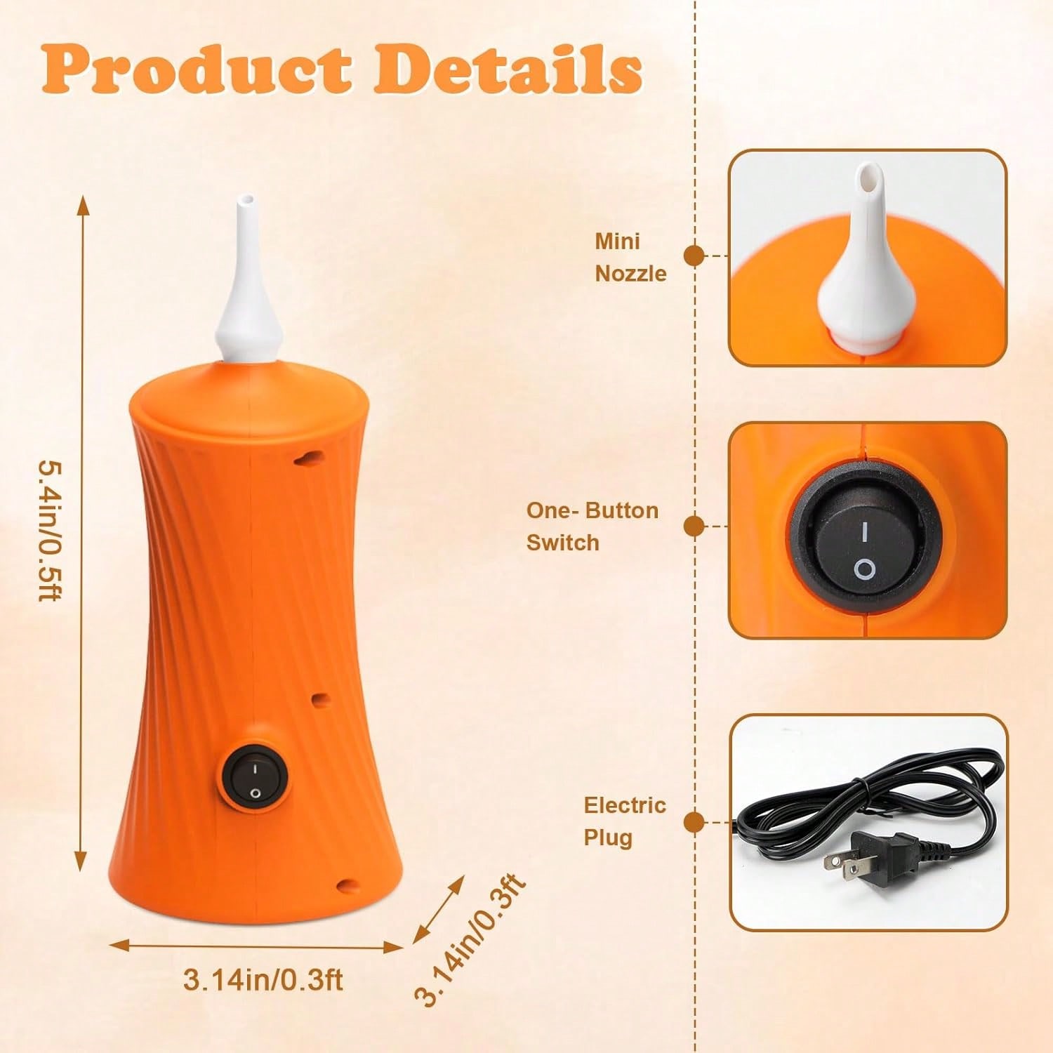 ปั๊มลมไฟฟ้าสำหรับลูกโป่งยาว, ป - Balloon Pump Hand บทวิจารณ์และราคา