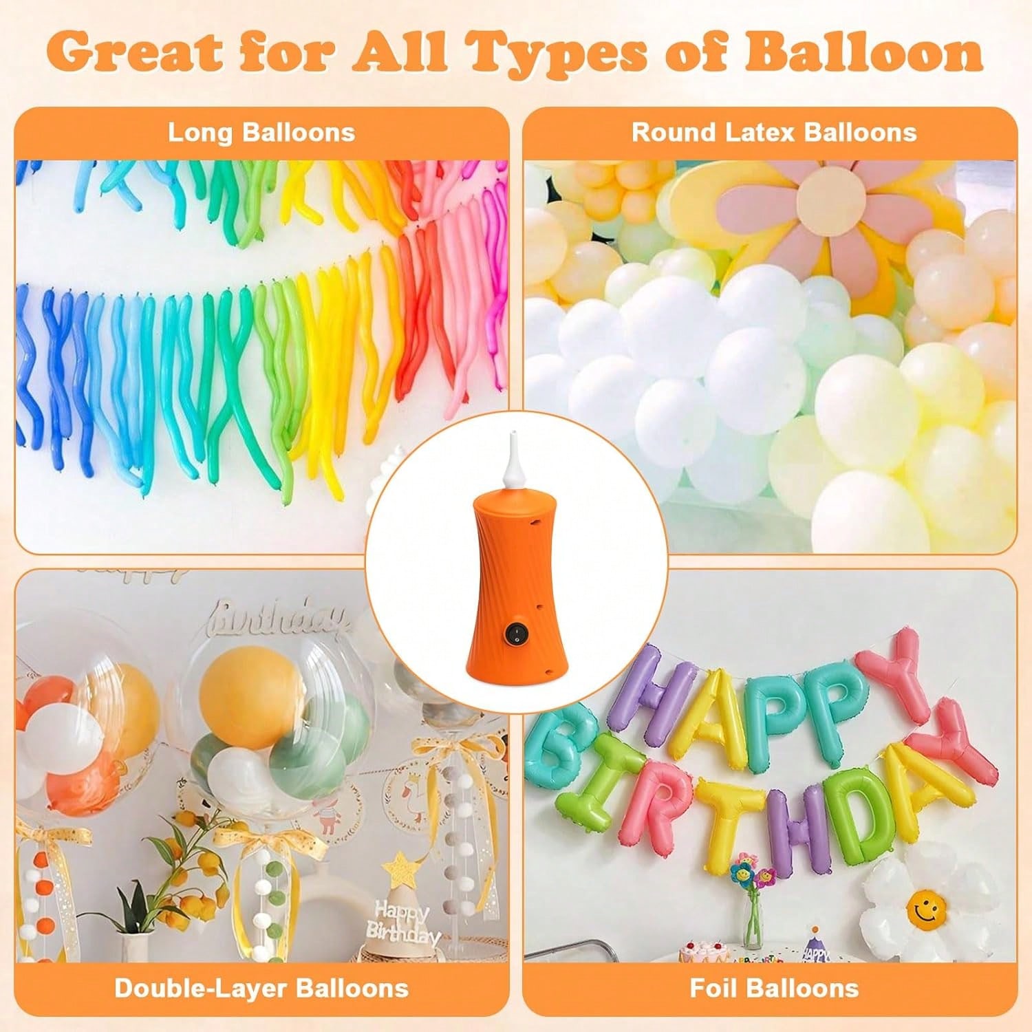 ปั๊มลมไฟฟ้าสำหรับลูกโป่งยาว, ป - Balloon Pump Hand บทวิจารณ์และราคา